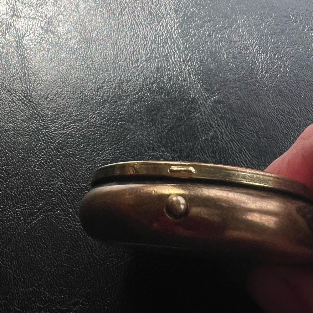 Vintage Red Pill Box - Picture 2 of 7